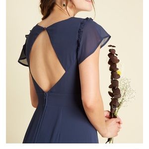 Navy Long Formal Dress